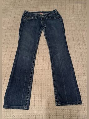 True Religion straight leg low rise jeans